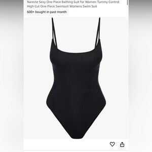 Black One Piece Swimsuit